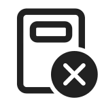 Document Header Remove SVG Icon